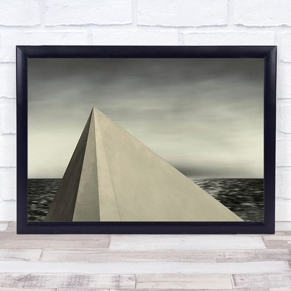 Abstract Lines Architecture Grey Structure Modern Artistic Wall Art Print
