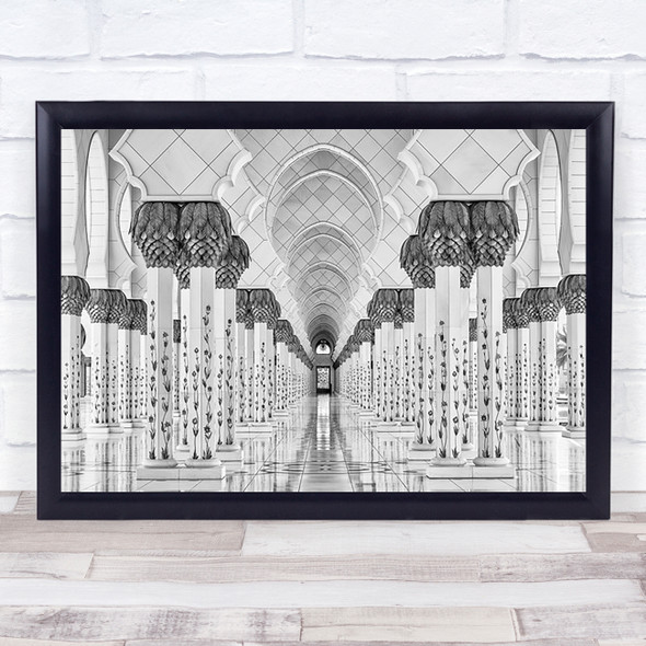 Kind Of Symmetry Architecture Landmark Temple Mosque Wall Art Print