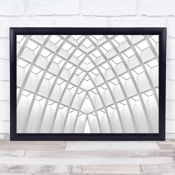 Modern Patterns Abstract Architecture Geometry Symmetry Pattern Wall Art Print