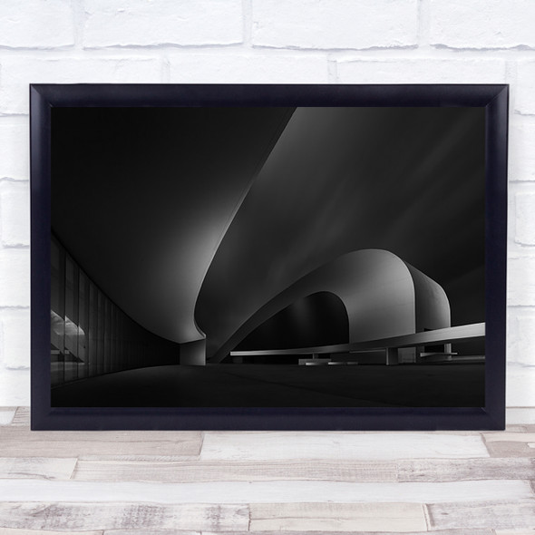 Niemeyer Space Architecture Modern Spain Aviles Asturias Oscar Wall Art Print