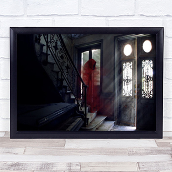 The last song Ghost Red Horror Thriller Scary Demon Death Wall Art Print