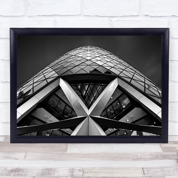 Zigzag (The Gherkin) London Wall Art Print