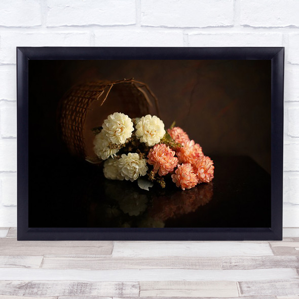 Flowers Luizlaercio Composition Light Still Wall Art Print