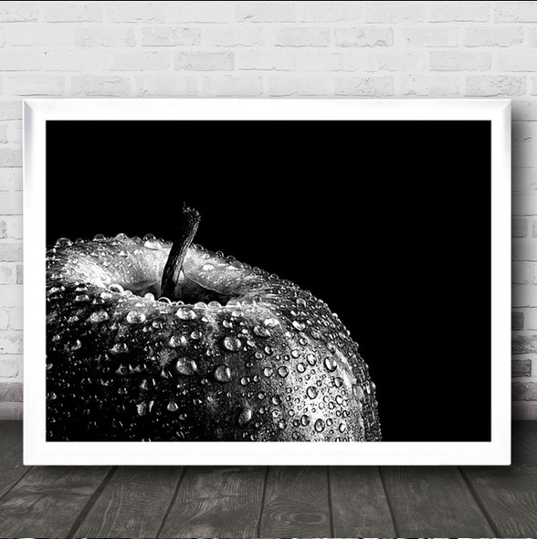 Appel Apple Dark Fruit Wall Art Print