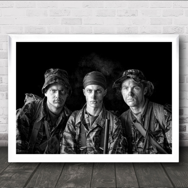 Brothers Portraits Portrait Half-Body Friend Friends Friendship Wall Art Print