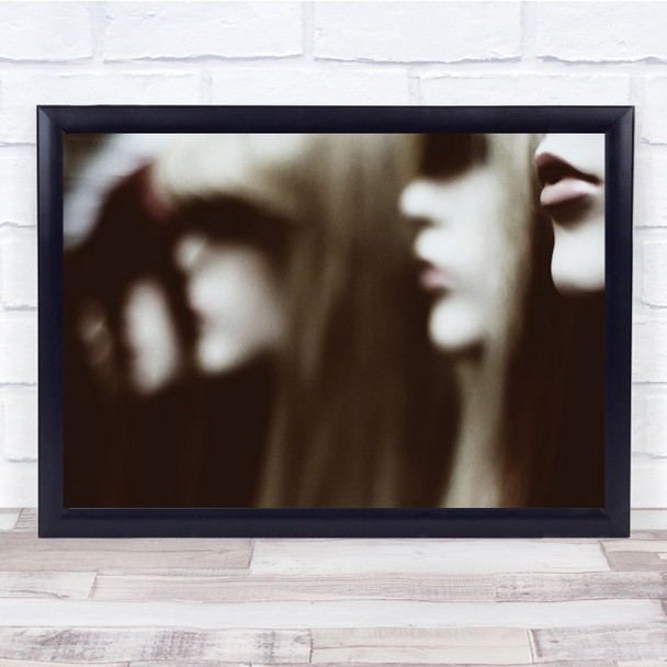 Ex Loves Portrait Women Love Emotion Sadness Conceptual Memory Wall Art Print