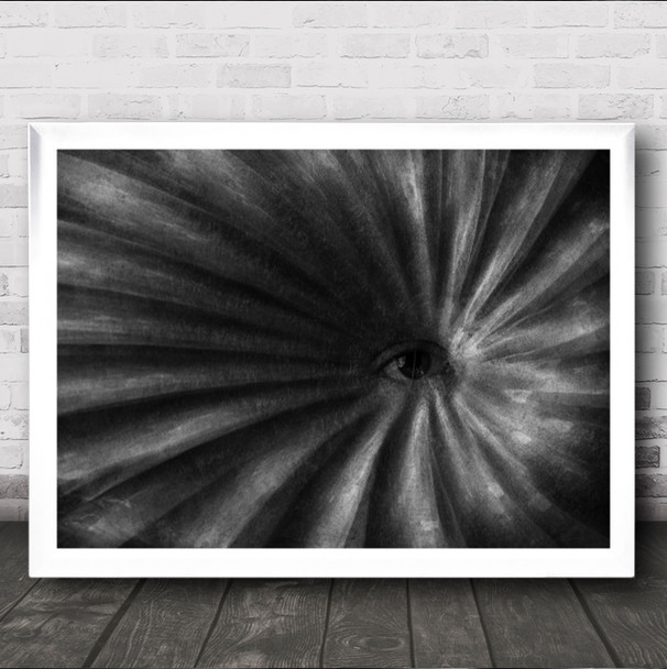 Looked Passion2013 Eye Swirl Twirl Twist Twisted Creative Edit Wall Art Print