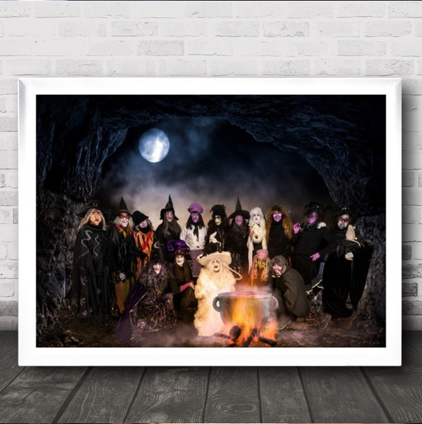 Aquelarre Witchesaa Sabbath Creative Edit Edited Witched Hat Wall Art Print