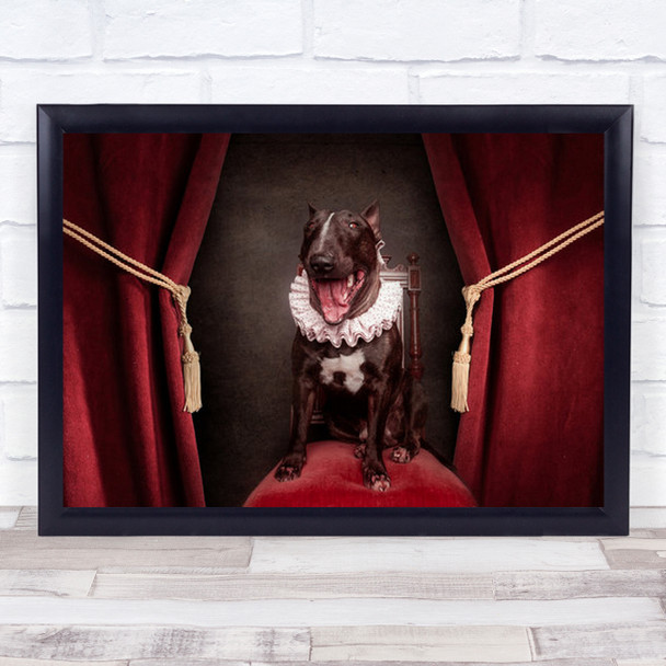 Welcome To The Show Dogs Dog Portrait Animals Circus Clown Wall Art Print