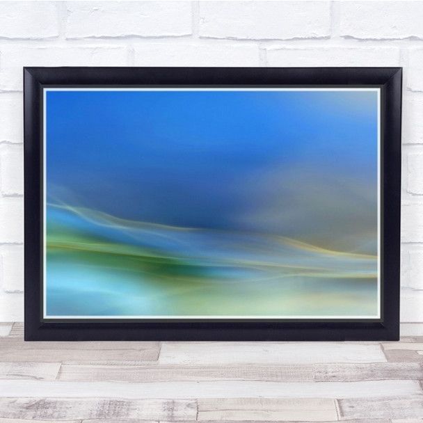 Dreamy Waters Smooth Water Delicate Smoke Seascape Milky Wall Art Print