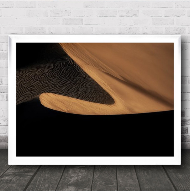 Signature Abstract Desert Iran Nature Color Shadow Light Wall Art Print