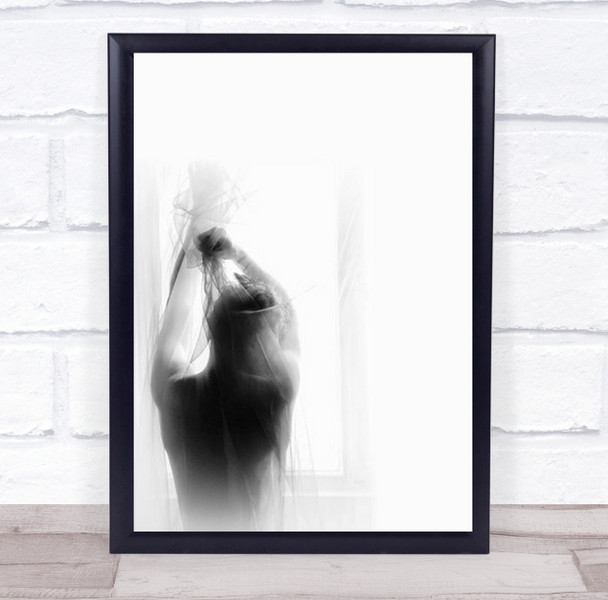 Morning High Key High-Key Contrast Delicate Transparent Wall Art Print