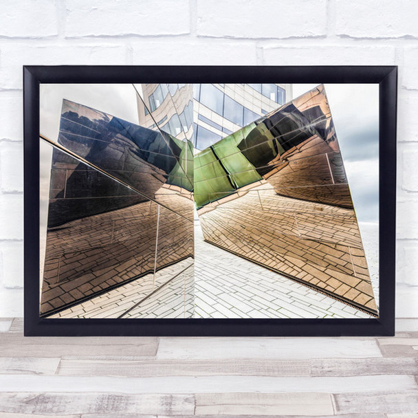 Reflections Of Luxury Abstract Architecture Perspective Wall Art Print