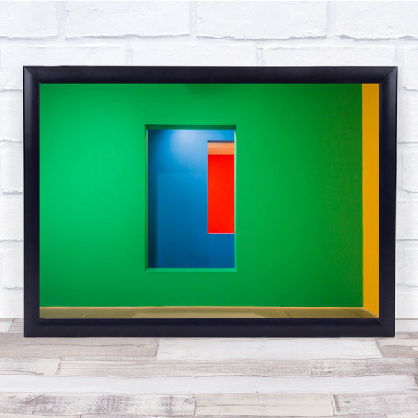 Layers Of Colour Colours Walls Window Colourful Color Wall Art Print