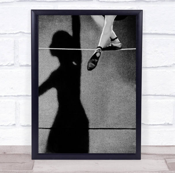 Wired Skopje Macedonia Tight Rope Walker Wire Wall Art Print