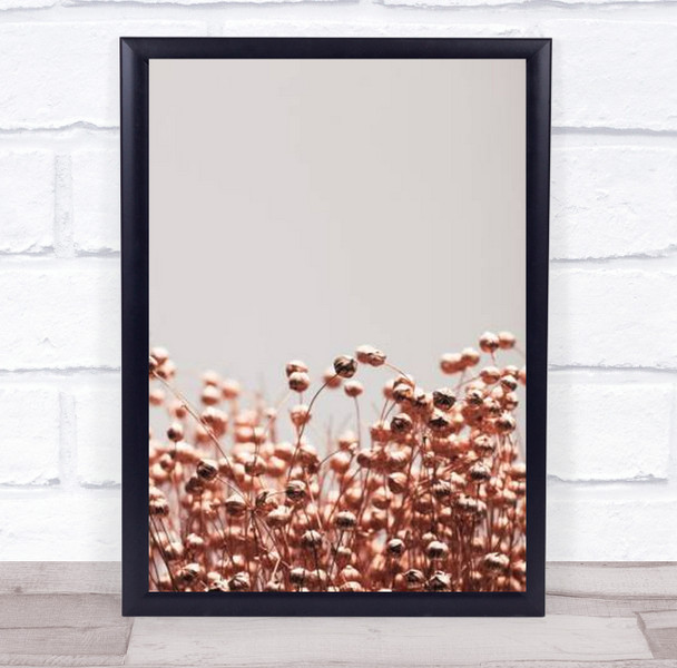 Dried Grass Copper 04 Botanical Studio Wall Art Print