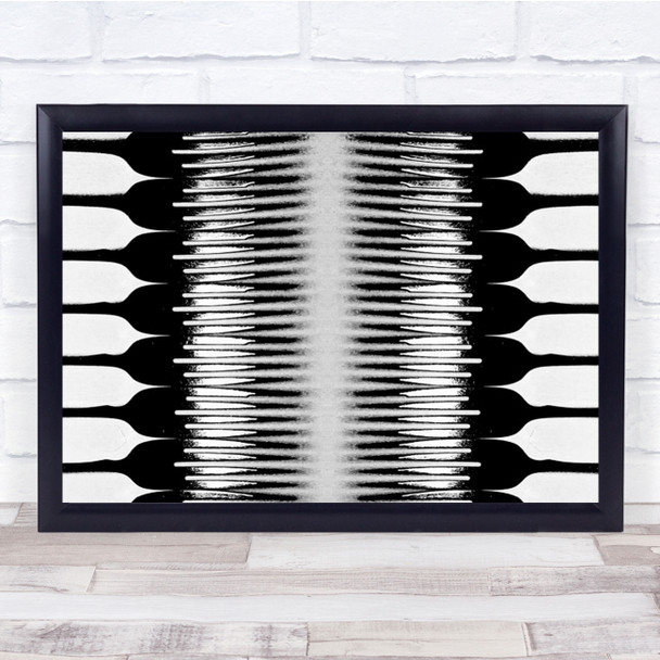 Fork Confrontation Wall Art Print