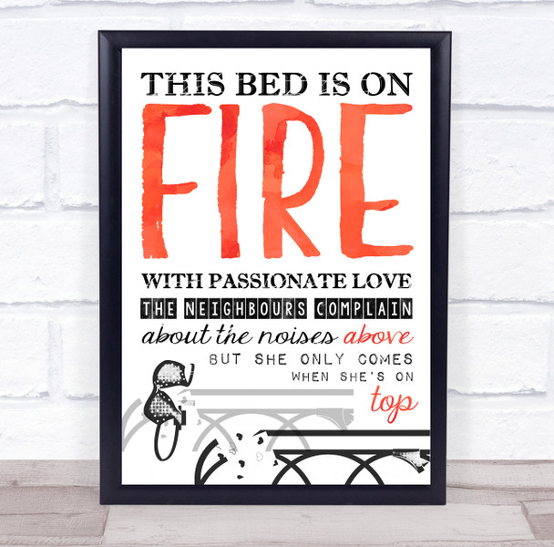 James Laid Typography Music Song Lyric Wall Art Print