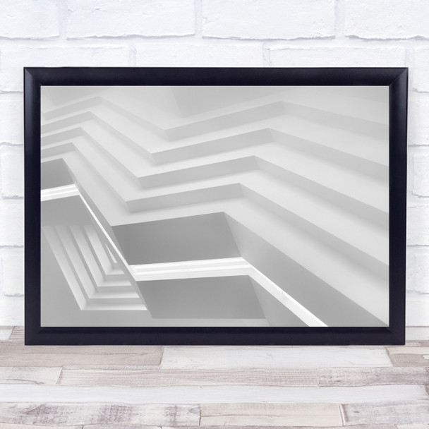 Architecture Jeroenvandewiel Abstract Germany zig zag Wall Art Print