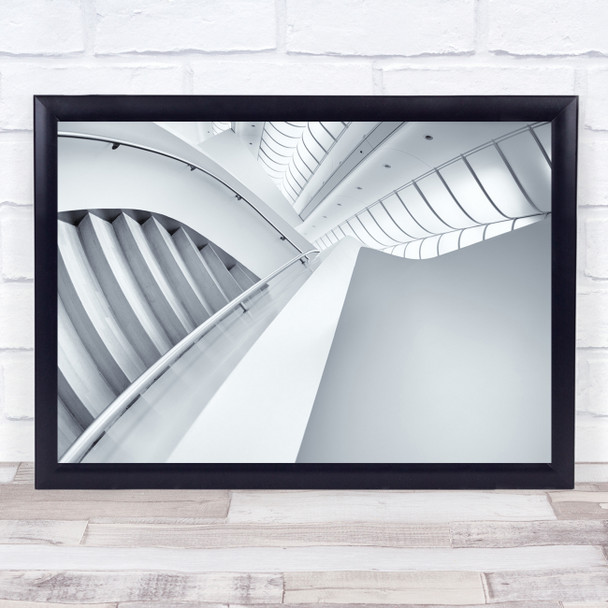 Architecture Jeroenvandewiel Abstract Into The Future Wall Art Print