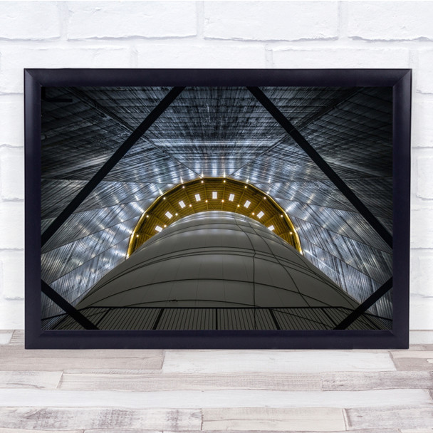 Gasometer Christo Air Oberhausen Germany Architecture Wall Art Print