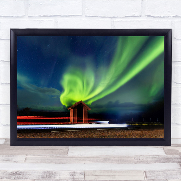 Norway Lofoten Aurora Borealis Aurora Northern Lights Wall Art Print