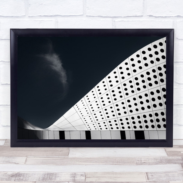 Spijkenisse Abstract Rotterdam Netherlands Wave Waves Wall Art Print