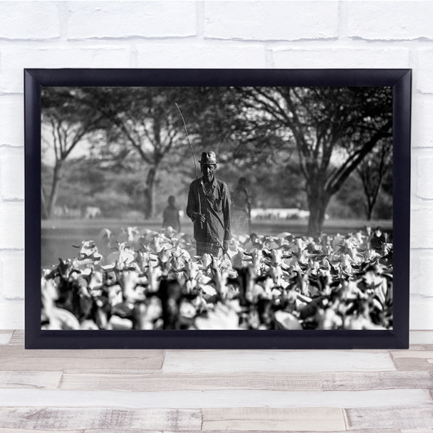 Africa Mursi Ethiopia Africa life Africa people Karo Wall Art Print