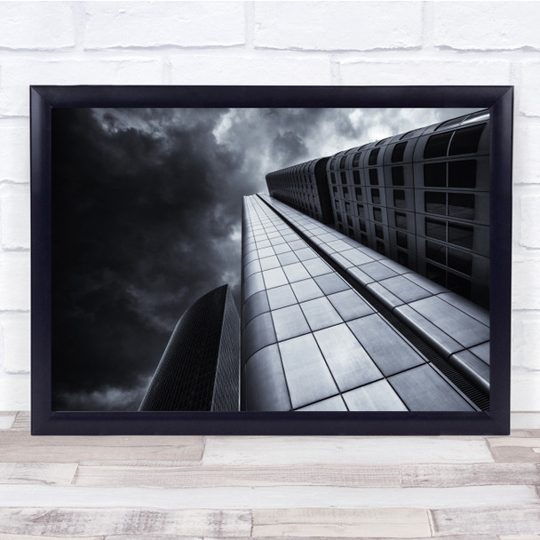 Frankfurt Architecture Silvertower The Silver Tower Wall Art Print