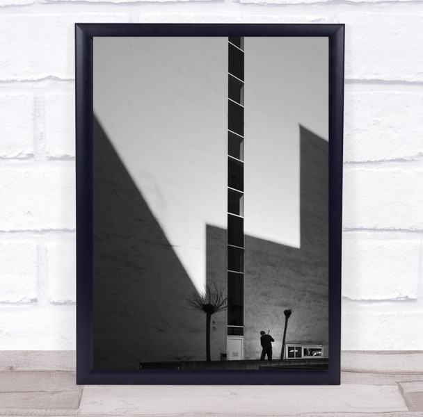 Architecture Jeroenvandewiel Gardener Light Shadow Wall Art Print