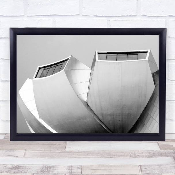 Singapore Architecture Modern Structure windows Wall Art Print