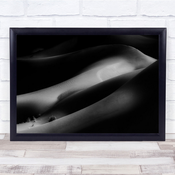 Landscape Desert Light Shadow Abstract Dolphin Wall Art Print