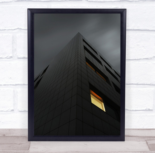 The Corner Window bright architecture up shot Wall Art Print