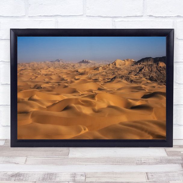 Aerial Namibia Desert Dunes Africa Dune Sand Wall Art Print