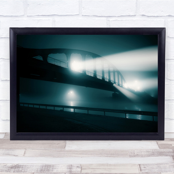 Bridge Fog Lights Lookup Hvmaart Light Signs Wall Art Print