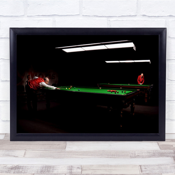 Game Snooker Professional Break Shot Sport Wall Art Print