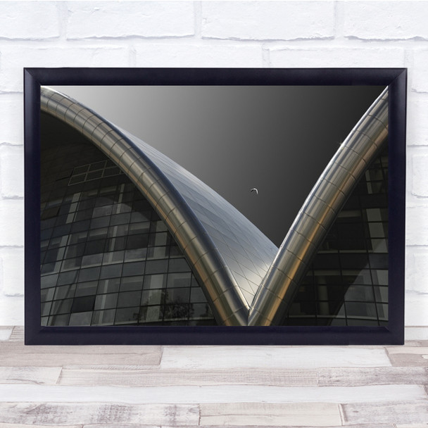 Trinidad Arts Centre building roof windows Wall Art Print