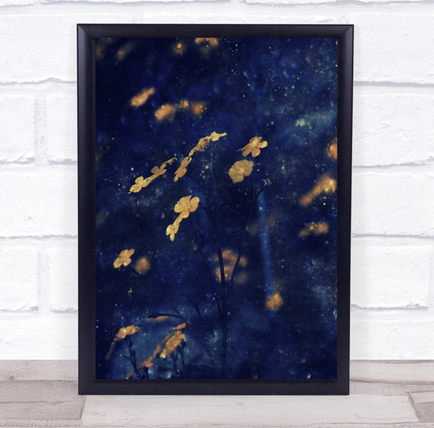 We All Have Magic Inside Us yellow flowers Wall Art Print
