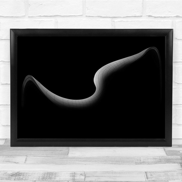 Abstract Black & White Simplicity Minimal Wall Art Print