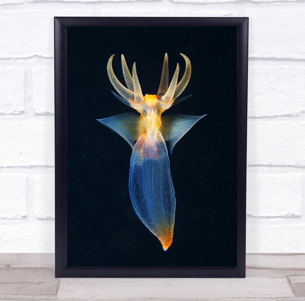 Evil King Of The Abyss Jellyfish light up Wall Art Print