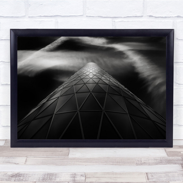 Westhaven Tower Building Triangle up shot Wall Art Print