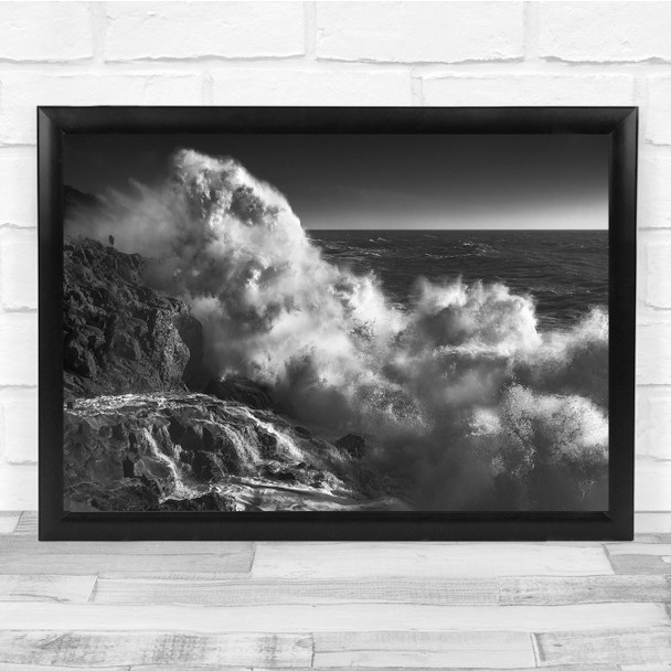 Sea Water Waves Storm Seascape Landscape Wall Art Print