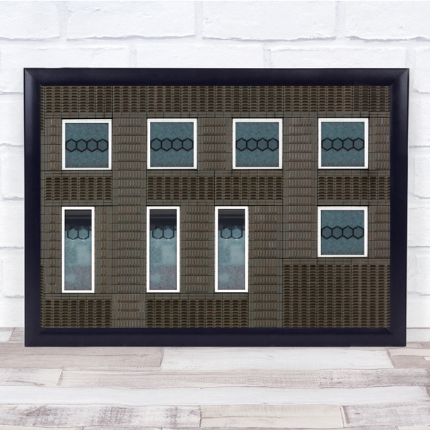 Eindhoven Bijenkorf Centre Abstract Shop Wall Art Print