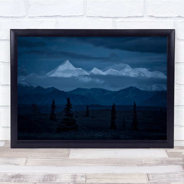 Few And Far Between Mountains Landscape Wall Art Print