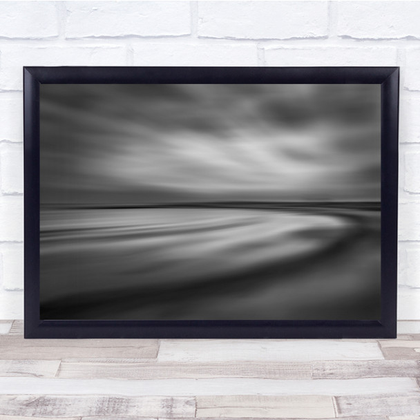 Blurry Memories landscape Grey scenery Wall Art Print