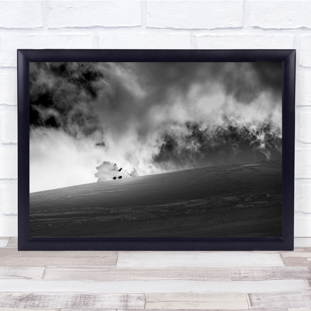 Norway Skiing Action Extreme Adventure Wall Art Print