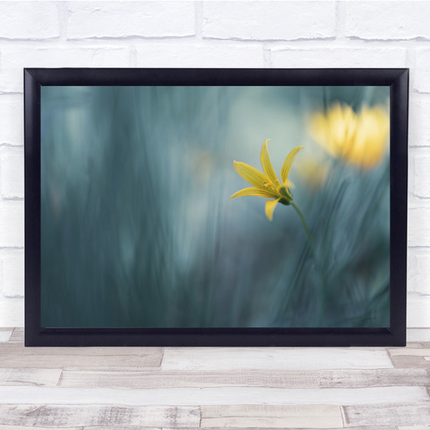 Spring Close-Up Flower Bokeh Botanical Wall Art Print