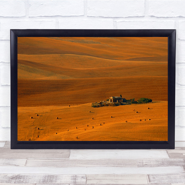 Toscanaitaly Gold Horizon Fields House Wall Art Print