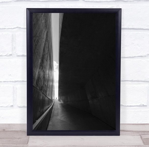 Museum Portugal Black & White Architecture Narrow Wall Walls Black And Print