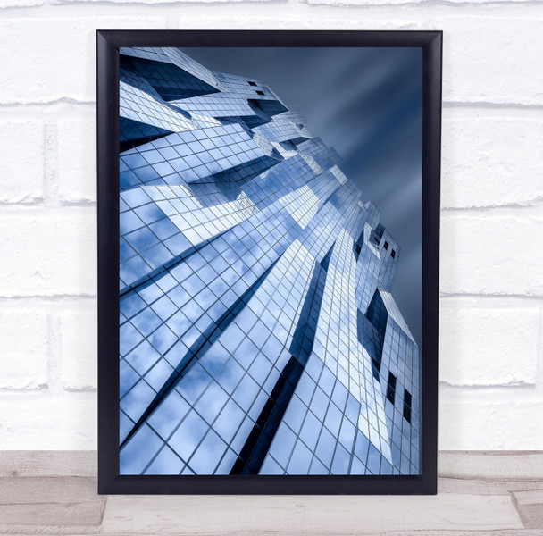 Ice Sky Scraper Building Dctower Wien Vienna Austria Perrault Wall Art Print